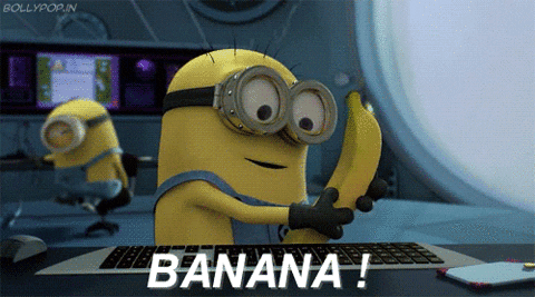 миньон с бананом