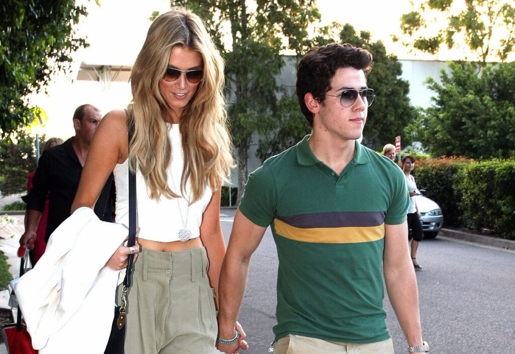 Delta Goodrem and Nick Jonas