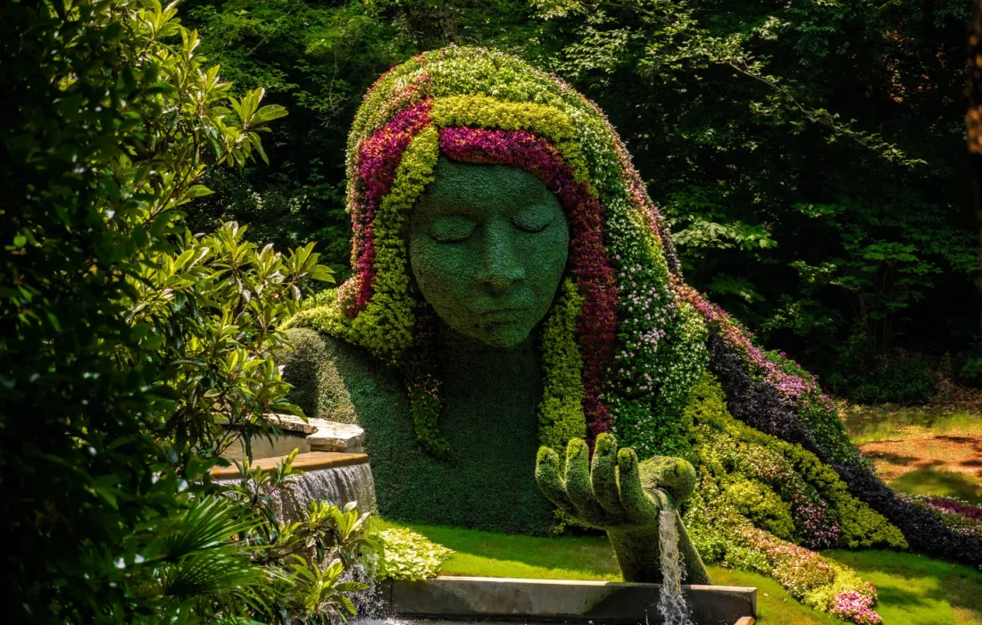 девушка из растений